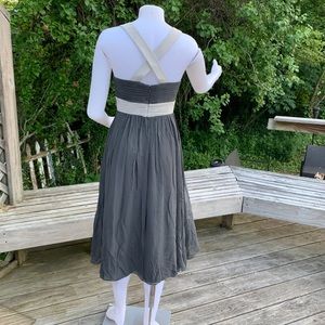 Max & Cleo Dresses - Slate Grey with soft grey party dress Max & Cleo Dresses - Slate Grey with soft grey party dress